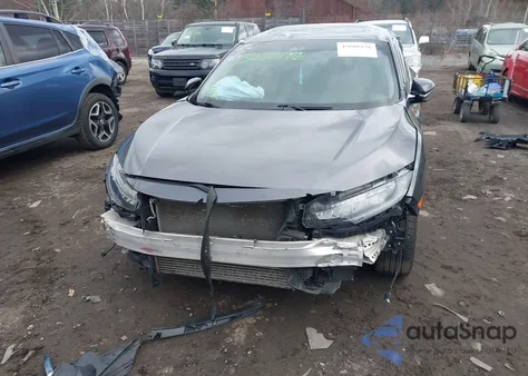 2018 Honda Civic Touring from USA, damaged, VIN JHMFC1F93JX009554